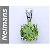 Image 1 : .50 ct Peridot Pendant 14kt Gold