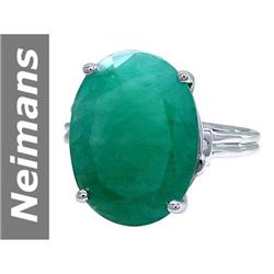 10.01 ct Emerald & Diamond Ring 14kt Gold