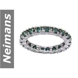 2.09 ct Blue Diamond Ring 14kt Gold