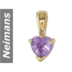 .20 ct Amethyst Pendant 14kt Gold