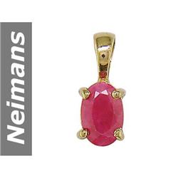 .60 ct Ruby Pendant 14kt Gold