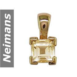 .20 ct Citrine Pendant 14kt Gold