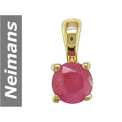 .43 ct Ruby Pendant 14kt Gold