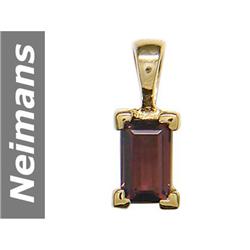 .36 ct Violet Red Spinel Pendant 14kt Gold