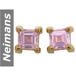 .36 ct Pink Spinel Earrings 14kt Gold