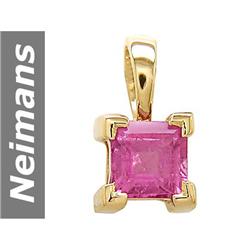 .70 ct Pink Tourmaline Pendant 14kt Gold