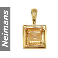 .60 ct Citrine Pendant 14kt Gold