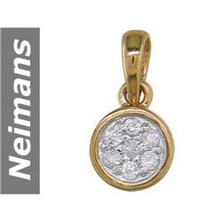 .13 ct Diamond Pendant 14kt Gold