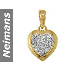 .07 ct Diamond Pendant 14kt Gold