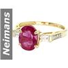 Image 1 : 3.05 ct Ruby & Diamond Ring 14kt Gold