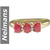 Image 1 : 1.37 ct Ruby & Diamond Ring 14kt Gold