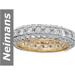 4.06 ct White Sapphire Ring 14kt Gold