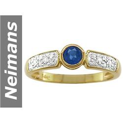 .56 ct Sapphire & Diamond Ring 14kt Gold