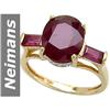 Image 1 : 5.40 ct Ruby & Diamond Ring 14kt Gold