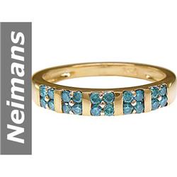 .50 ct Blue Diamond Ring 14kt Gold