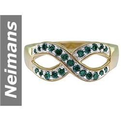 .50 ct Blue Diamond Ring 14kt Gold