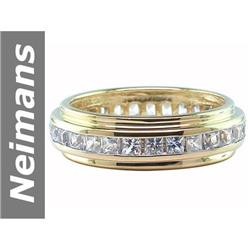 2.90 ct White Sapphire Ring 14kt Gold