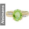 Image 1 : 2.58 ct Peridot & Diamond Ring 14kt Gold