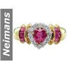 Image 1 : 1.99 ct Ruby & Diamond Ring 14kt Gold