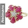 Image 1 : 4.57 ct Ruby & Diamond Ring 14kt Gold