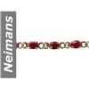 Image 1 : 5.29 ct Ruby Bracelet 14kt Gold
