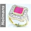Image 1 : 4.16 ct Ruby & Diamond Ring 14kt Gold