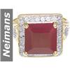 Image 1 : 8.34 ct Ruby & Diamond Ring 14kt Gold