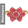 Image 1 : 3.03 ct Ruby & Diamond Ring 14kt Gold