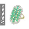Image 1 : 3.05 ct Emerald & Diamond Ring 14kt Gold