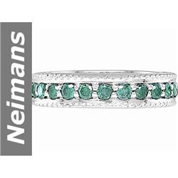 1.13 ct Blue Diamond Ring 14kt Gold