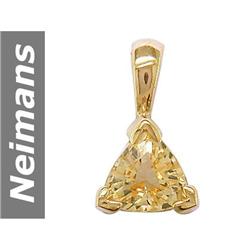 .40 ct Citrine Pendant 14kt Gold