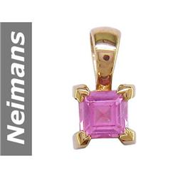 .18 ct Pink Spinel Pendant 14kt Gold