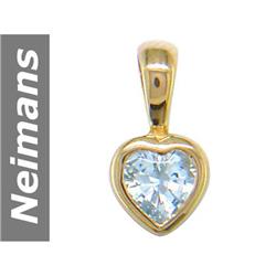 .20 ct Aquamarine Pendant 14kt Gold