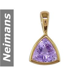 .65 ct Amethyst Pendant 14kt Gold