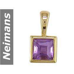 .30 ct Amethyst Pendant 14kt Gold