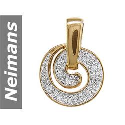 .10 ct Diamond Pendant 14kt Gold