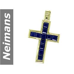 2.75 ct Sapphire Pendant 14kt Gold