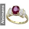 Image 1 : 1.98 ct Ruby & Diamond Ring 14kt Gold