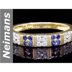 .55 ct Sapphire & Diamond Ring 14kt Gold