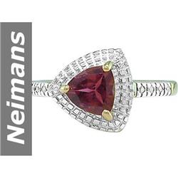 .71 ct Pink Tourmaline & Diamond Ring 14kt Gold