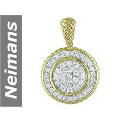 .95 ct Diamond Pendant 14kt Gold