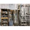 Image 1 : GROUP LOT OF SCRAP ALUMINUM (SHORT TUBING, PANELS) & ASSTD PLASTIC