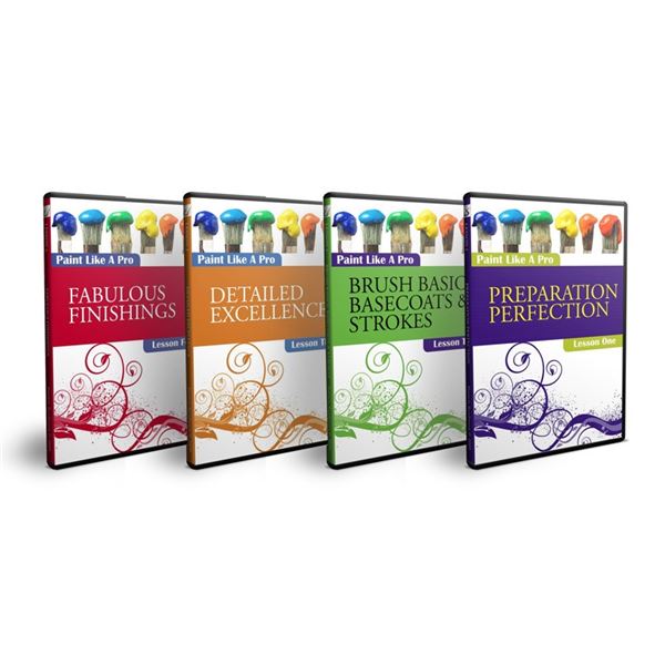 Paint Like a Pro 4-Volume DVD Deluxe Set