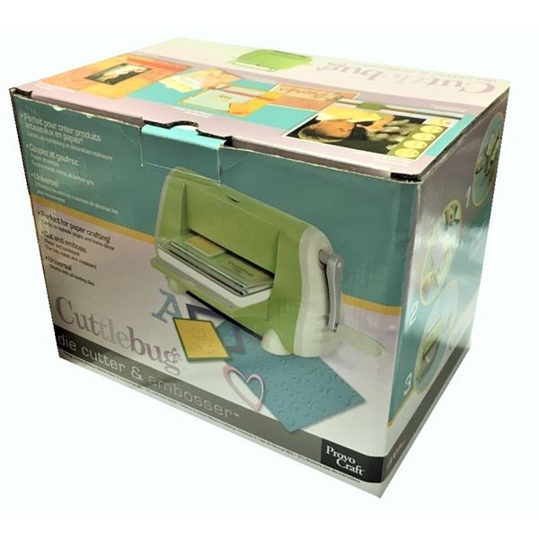 Cuttlebug Embosser and Die Cutter, NEVER OPENED IN ORIGINAL PACKAGING
