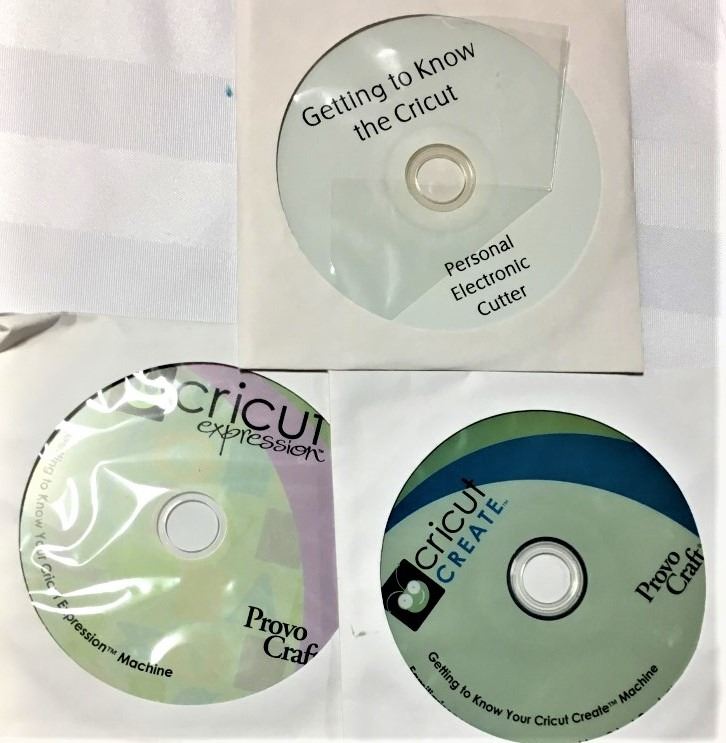 Cricut Create Machine With Instruction DVDs And TWO Cartridges one Cricut create machine with instruction dvds and two cartridges one