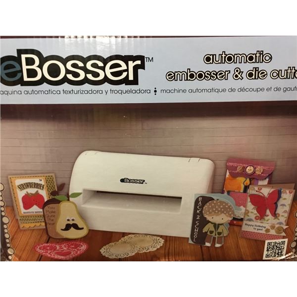 Ebosser Embossing Machine, NEVER USED AND IN ORIGINAL PACKAGING