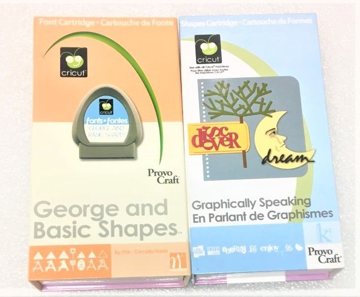 TWO Cricut Cartridges & Basic Shapes, Graphically Speaking