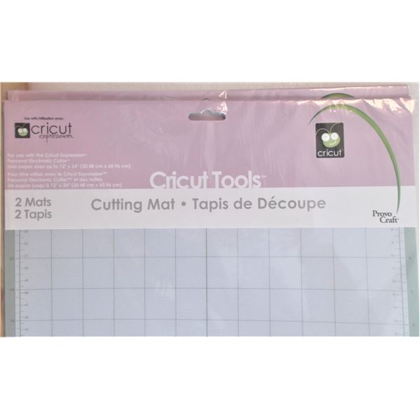 Cricut Tools Cutting Matts TWO Pack 12" by 24" TWO NEW Packages