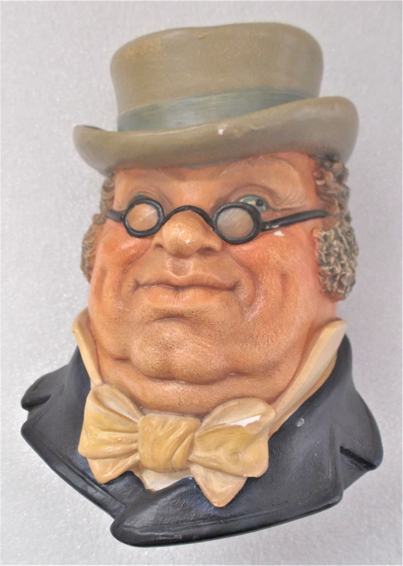 Vintage Bossons Chalkware - Mr. Pickwick
