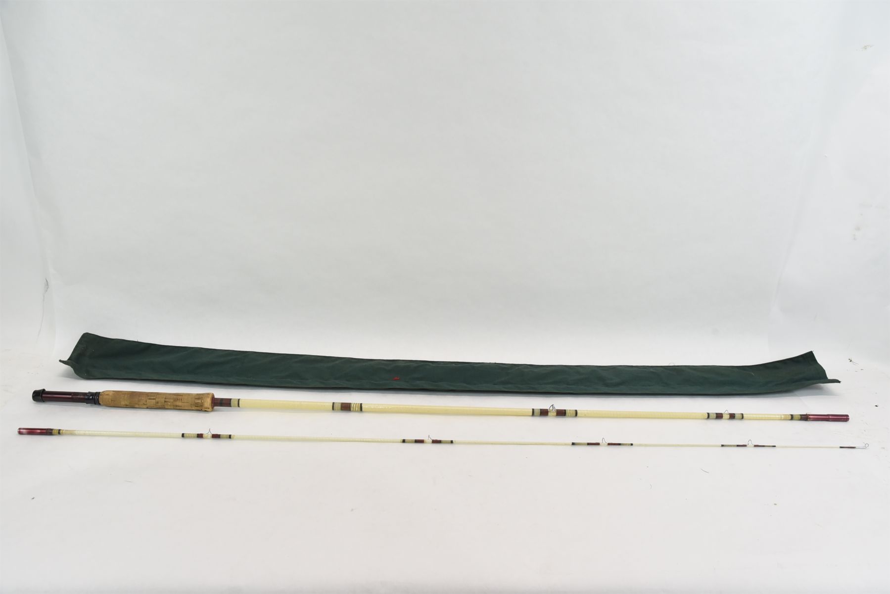 8' 2-Piece Shakespeare Wonder Rod Fiberglass Fly Fishing Rod No. 8 Line